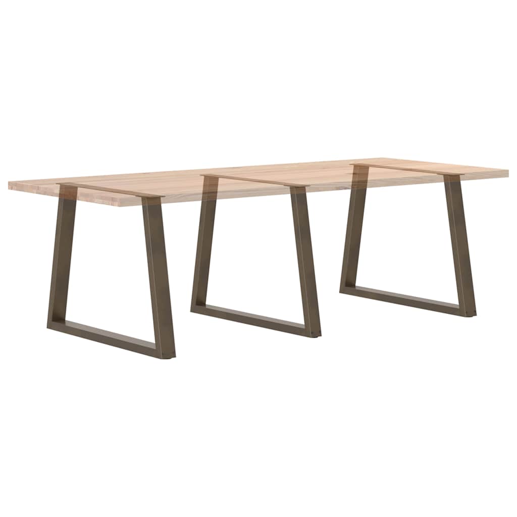 Couchtischbeine V-Form 2 Stück Schwarz 30x(30-31,3) cm Stahl