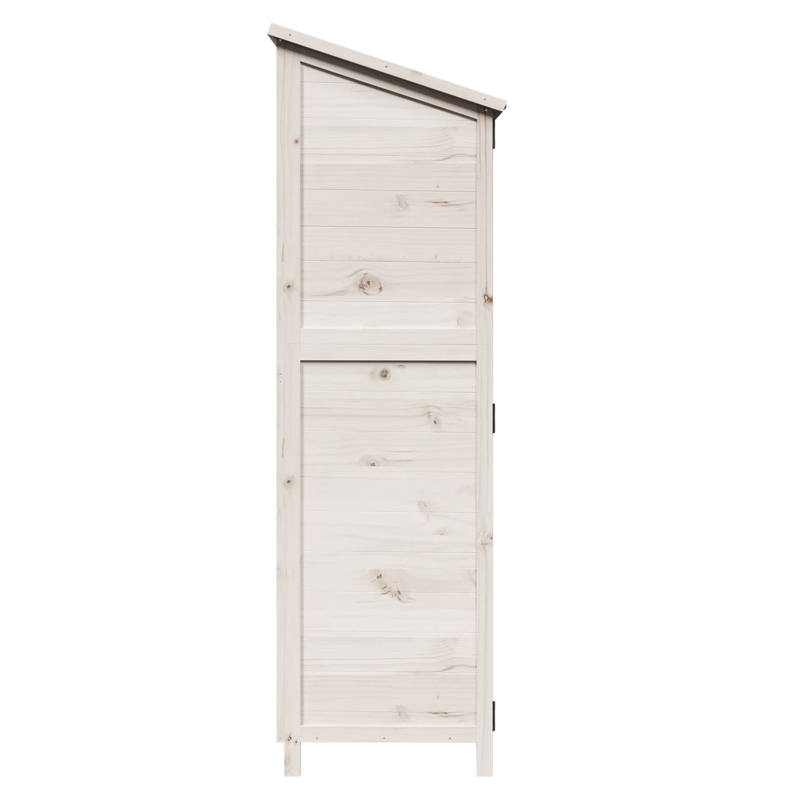 Gartenschuppen Natur 59,5 x 56 x 113,5 cm Massivholz aus Fichte