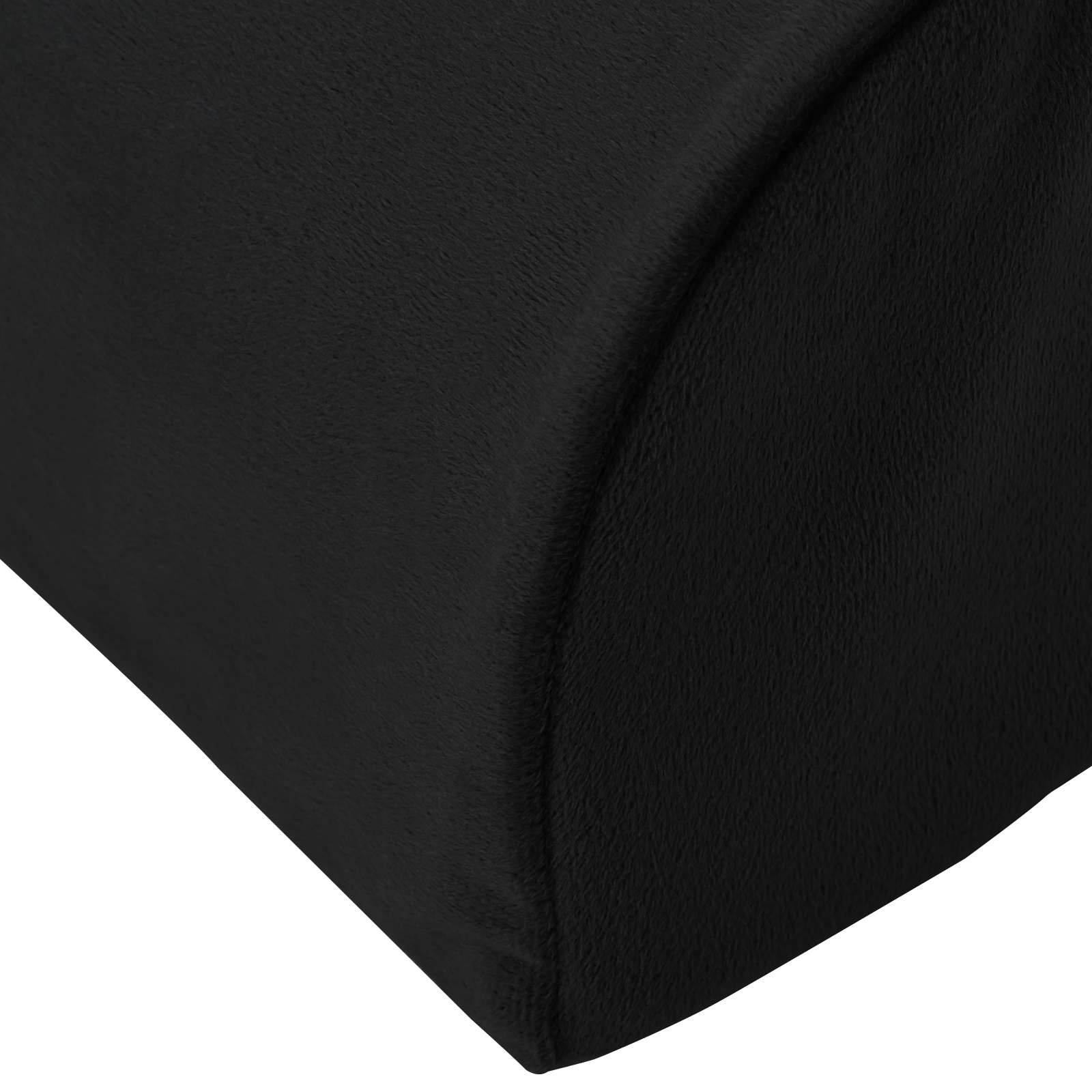 Fußstützenkissen Uni Grau 42 x 18 x 13 cm PU-Schaum
