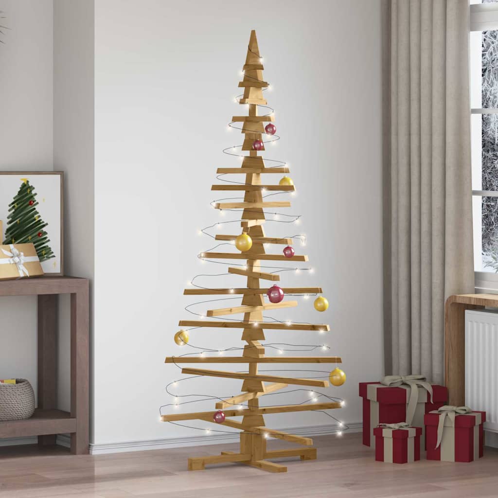 Weihnachtsbaum Holz zum Schmücken 60 cm Massivholz Kiefer