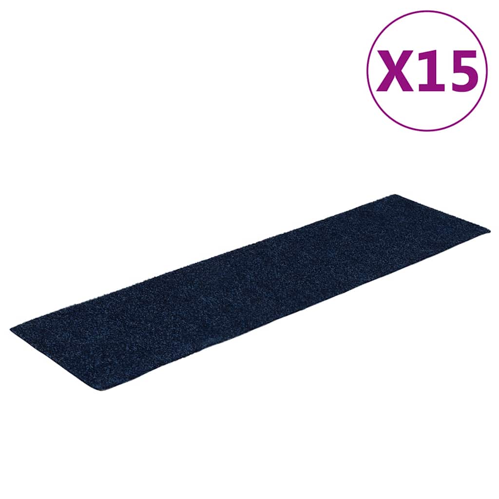 Stufenmatten Selbstklebend 15 Stk. 60x25 cm Hellbraun Rechteckig