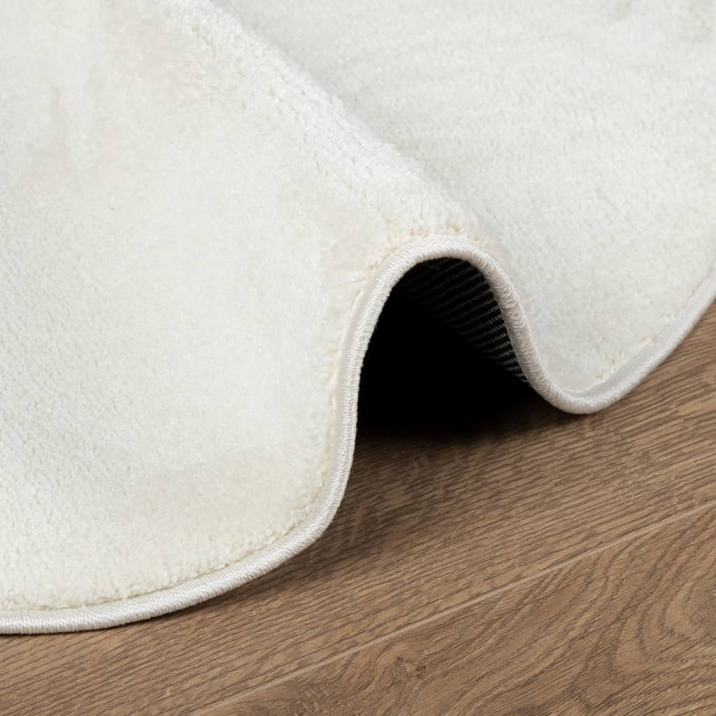 Teppich OVIEDO Kurzflor Anthrazit 120x120 cm