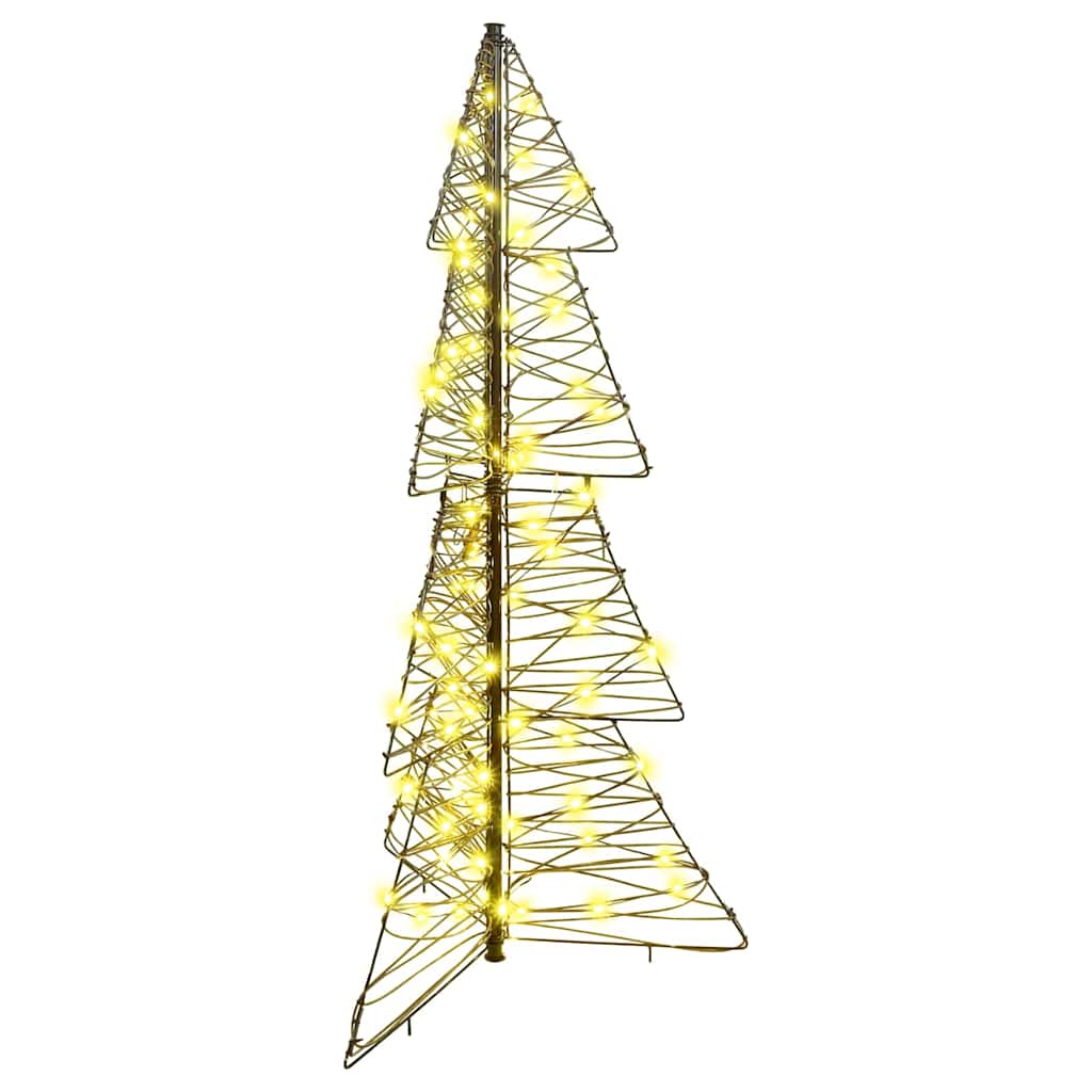 Weihnachtsbaum mit 100 LEDs Warmes Weiß 120 cm PET