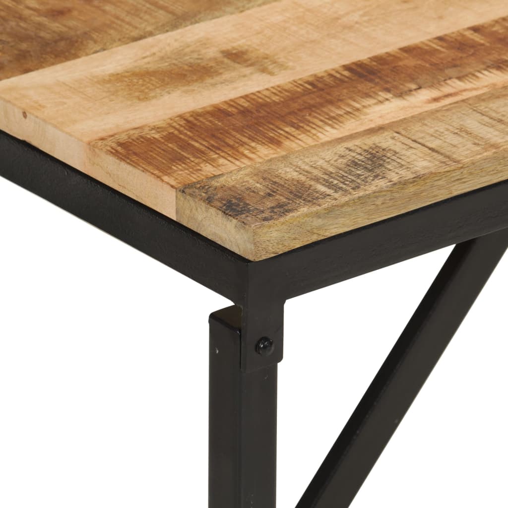 Sitzbank Massivholz 110x35x45 cm