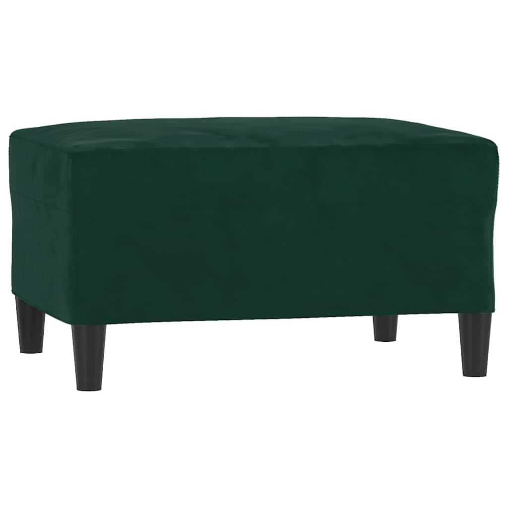 Fußhocker Hellgrau 60x50x41 cm Samt