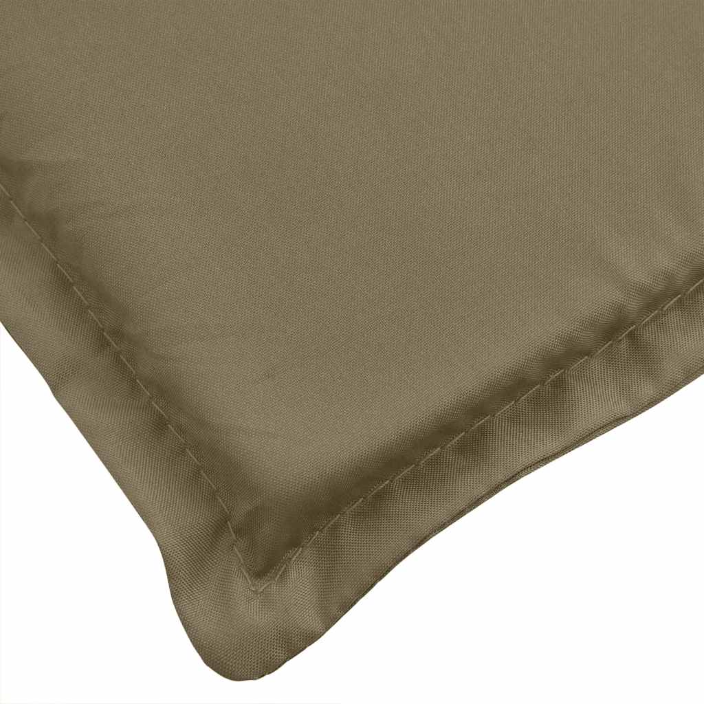 Sonnenliegen-Auflage Melange Anthrazit 186x58x4 cm Stoff