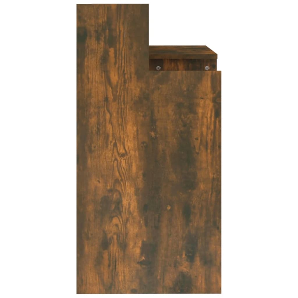 Schreibtisch mit LEDs Weiß 97x45x90 cm Holzwerkstoff