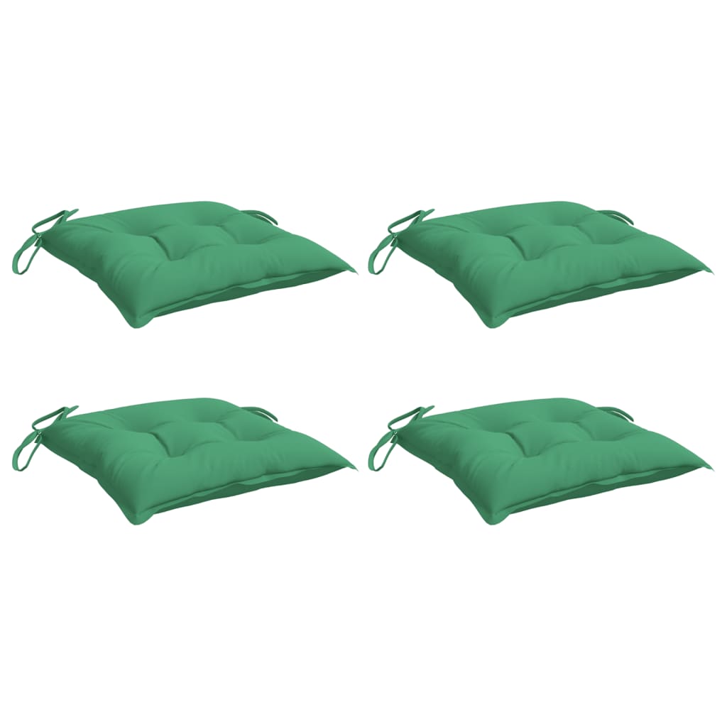 Stuhlkissen 4 Stk. Hellblau 40x40x7 cm Oxford-Gewebe