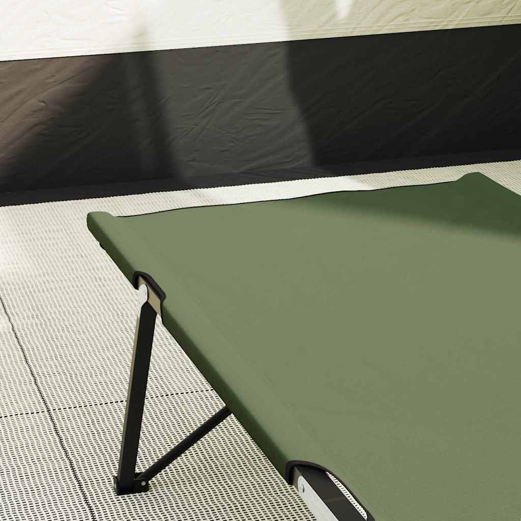 Klapp Schlafbett fürs Camping Blau 206 x 76 x 74 cm