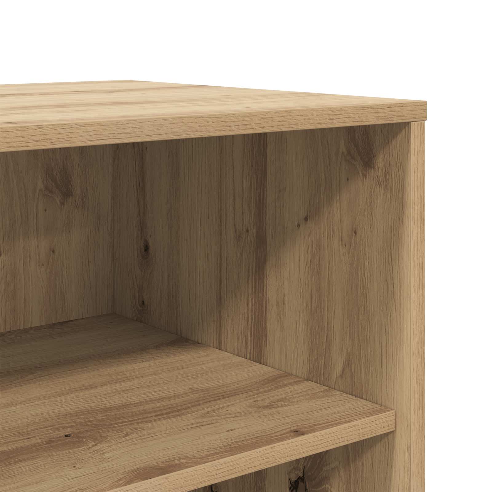 3-tlg. Sideboard Weiß Holzwerkstoff