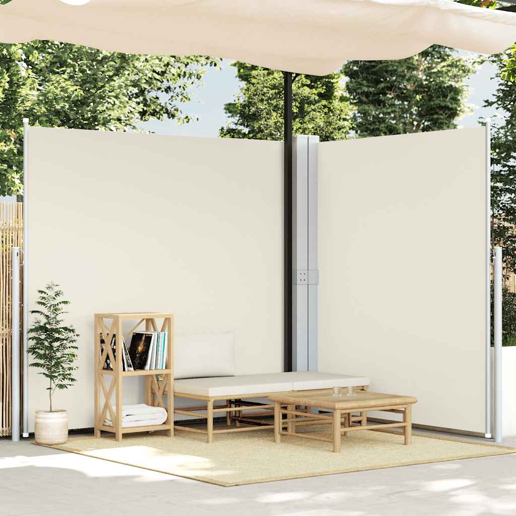 Ausziehbare Seitenmarkise 160×600 cm Braun