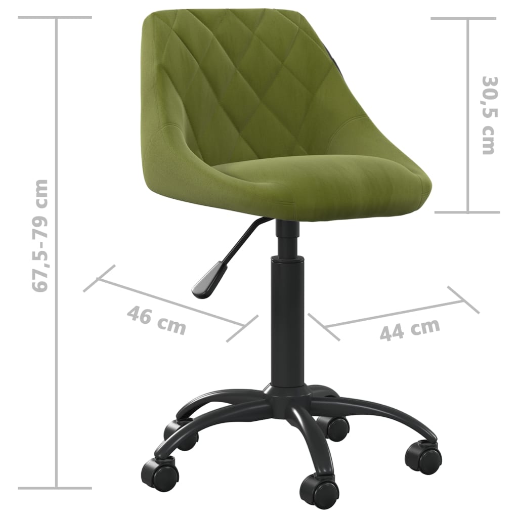 Bürostuhl Rosa Samt