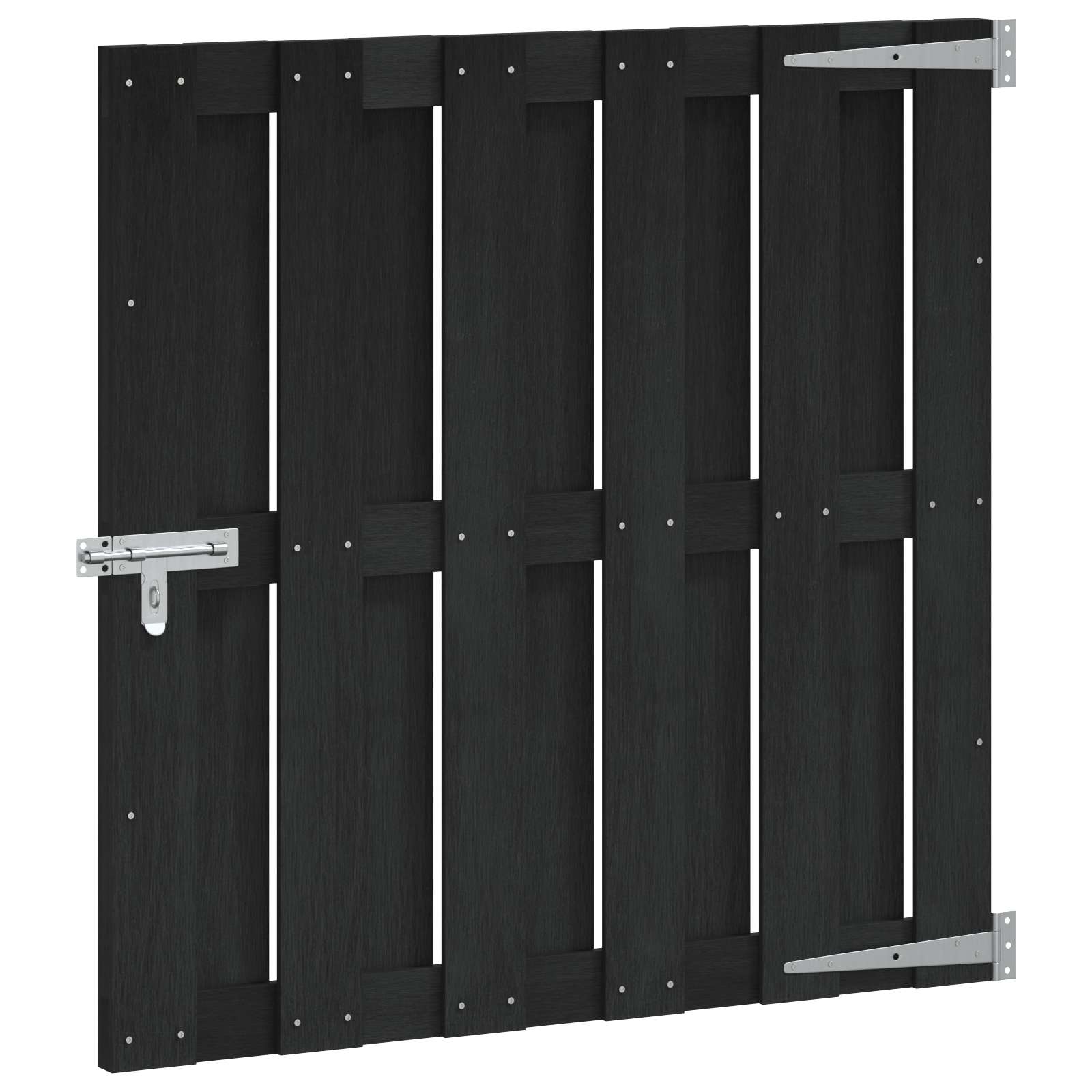 Gartentor WPC 100x112 cm Grau