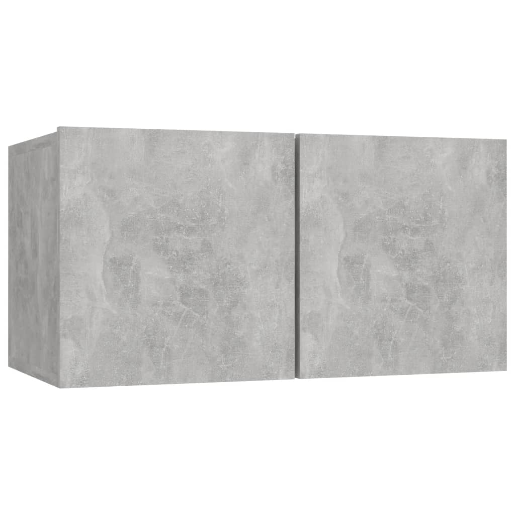 4-tlg. TV-Schrank-Set Weiß Holzwerkstoff