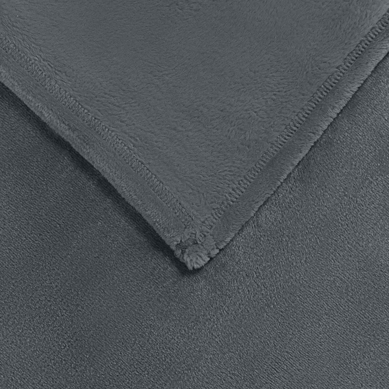 Überwurfdecke Beige 130 x 150 cm Fleece