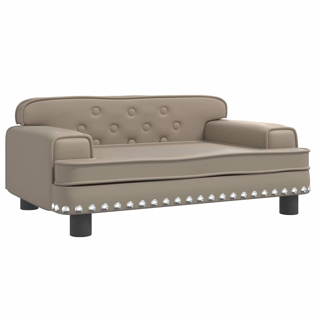 Kindersofa Schwarz 90x53x30 cm Kunstleder