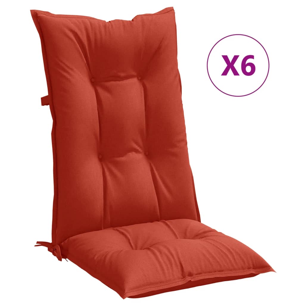 Hochlehner-Auflagen 2 Stk. Melange Anthrazit 120x50x7cm Stoff