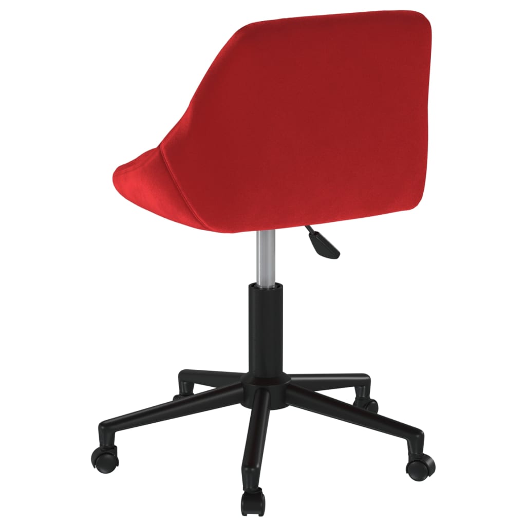 Bürostuhl Drehbar Creme Samt