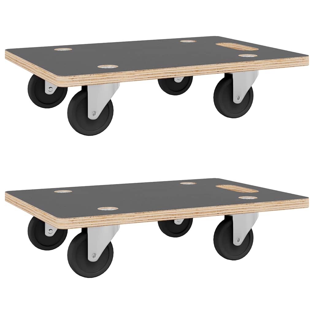 Transportroller 2 Stk. Rechteckig 60x40x11,5 cm 250 kg
