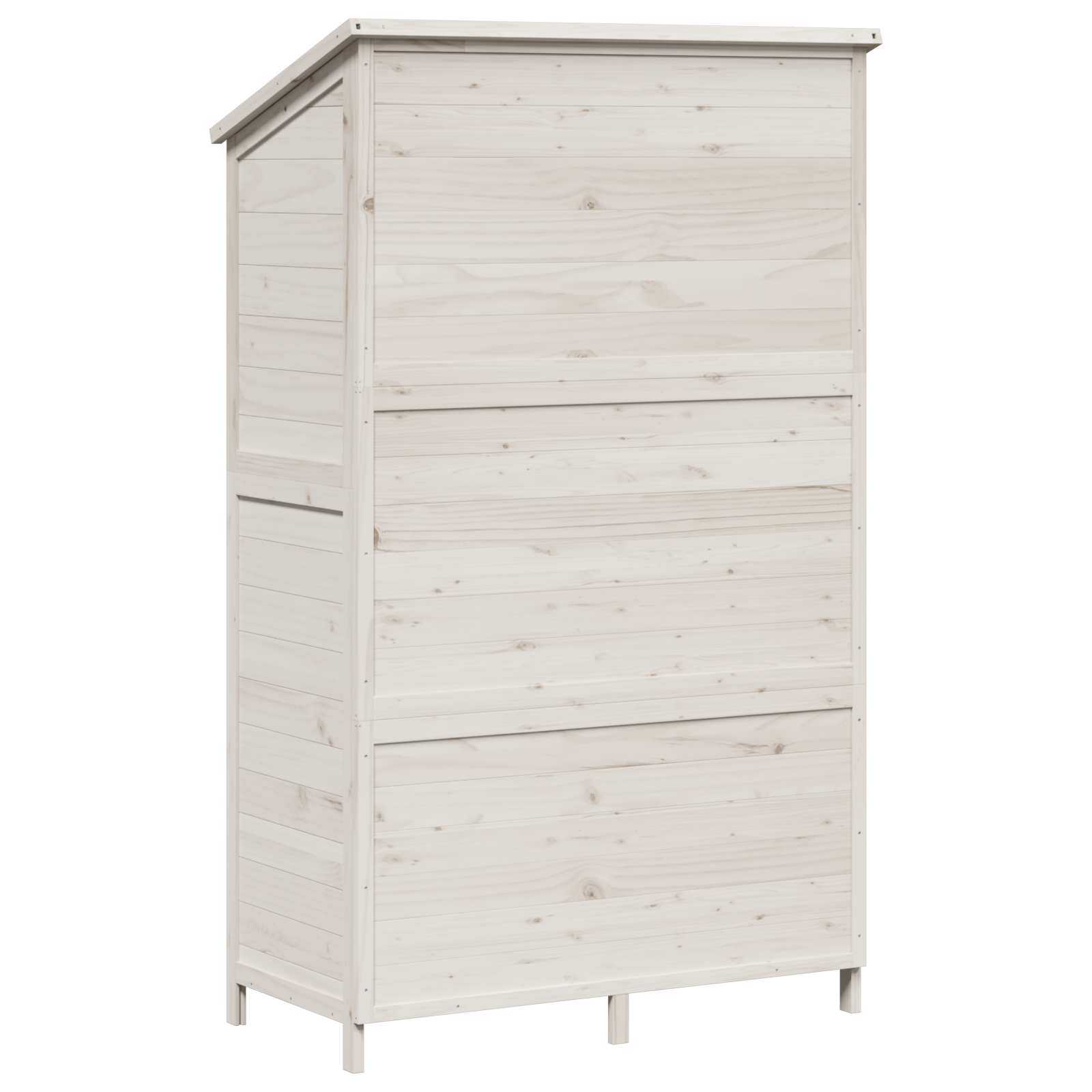 Gartenschuppen Natur 59,5 x 56 x 113,5 cm Massivholz aus Fichte