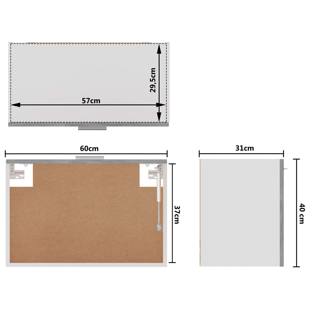 Spülenunterschrank Sonoma-Eiche 80x46x81,5 cm Holzwerkstoff