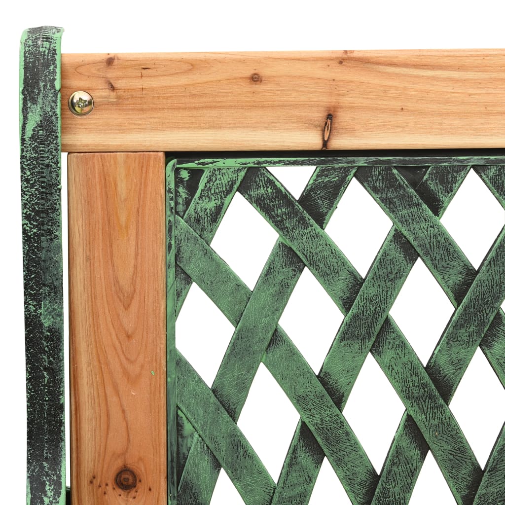 Gartenbank 122 cm Massivholz Tanne