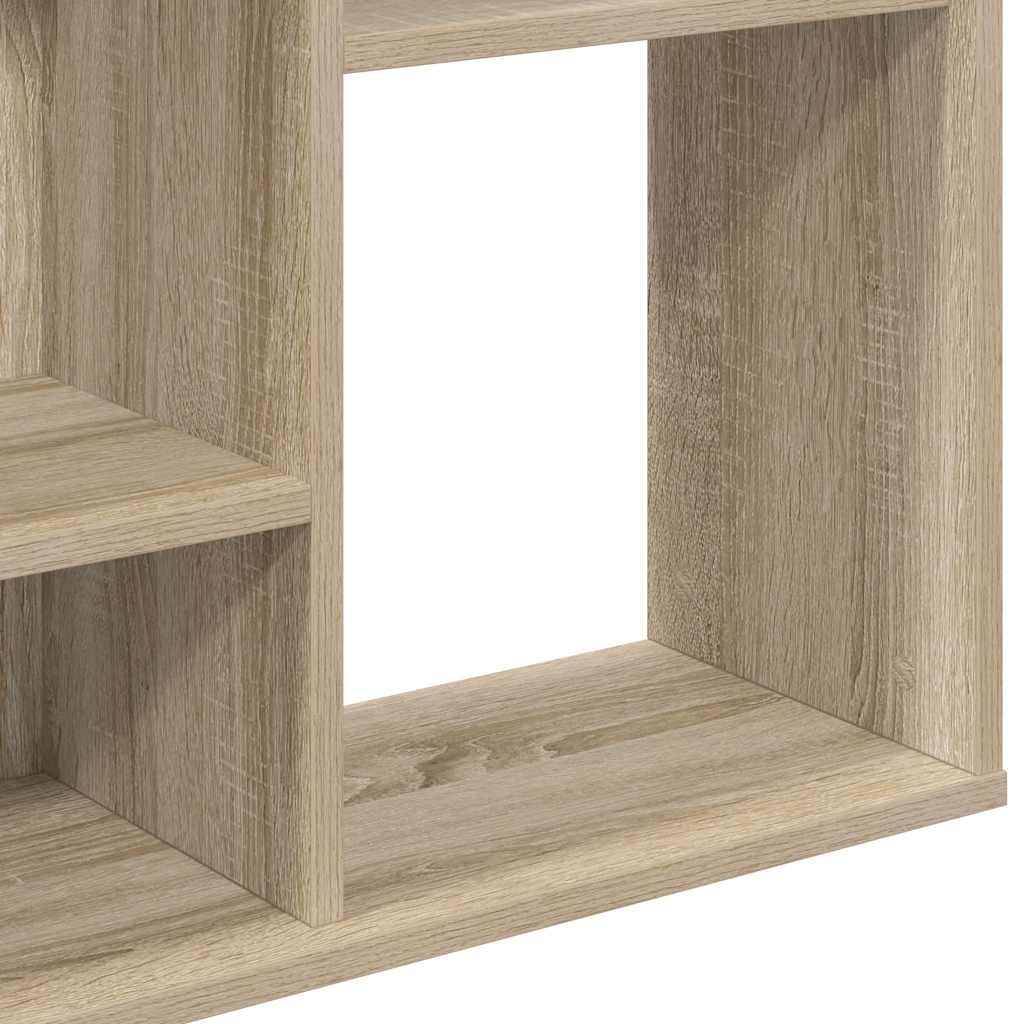 Raumteiler/Bücherregal Weiß 100x24x140 cm Holzwerkstoff