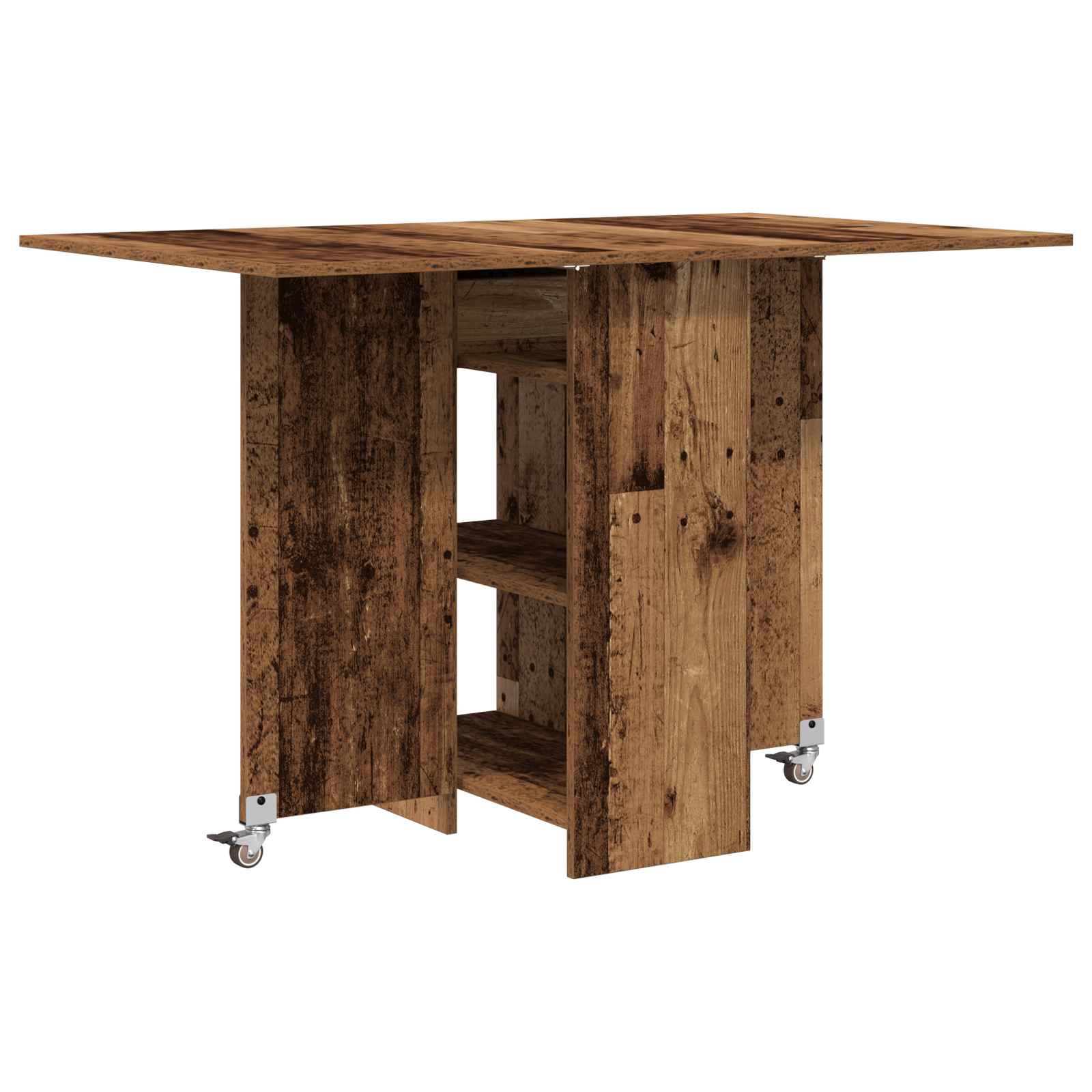 Esstisch 115 x 70 x 75 cm Holzwerkstoff Weiß Rechtwinklig