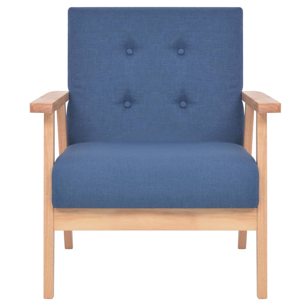 2-Sitzer-Sofa Stoff Hellgrau