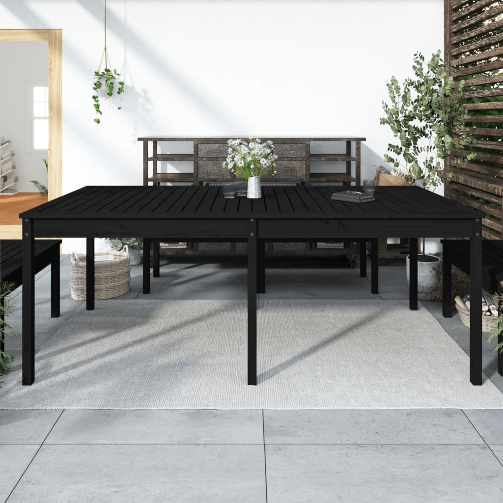 Gartentisch 82,5x82,5x76 cm Massivholz Kiefer