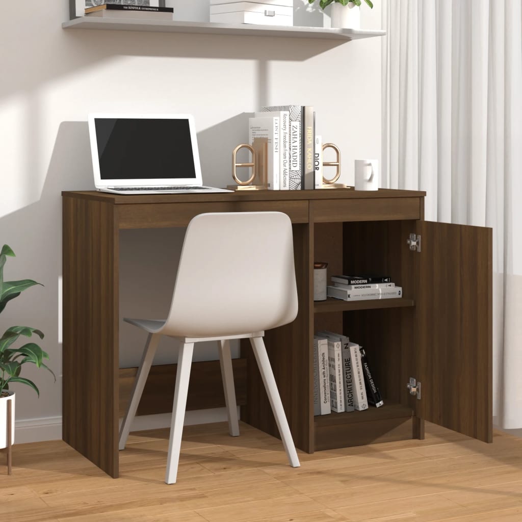 Schreibtisch Weiß 100×50×76 cm Holzwerkstoff
