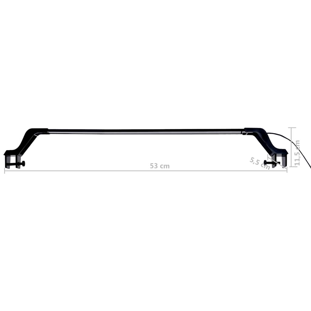 LED-Aquariumleuchte mit Klemme 25-45 cm Blau und Weiß