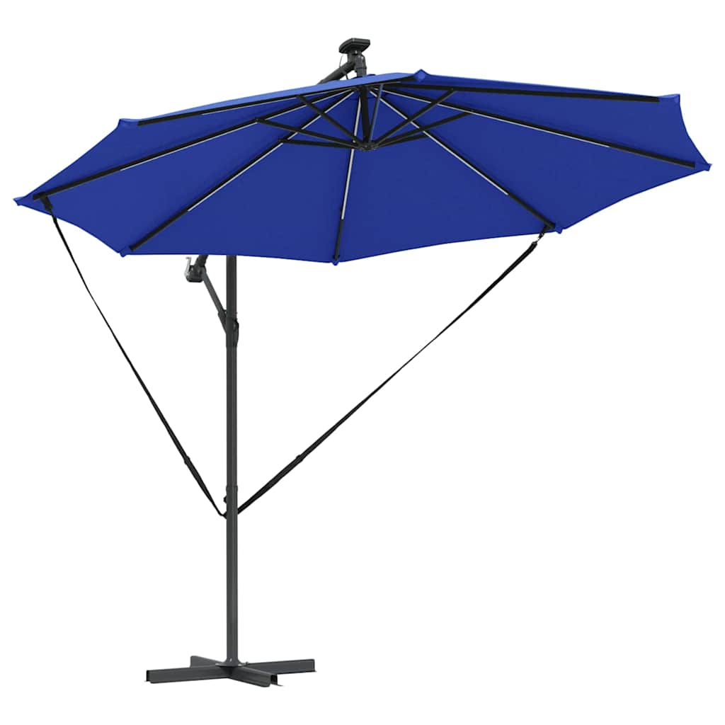 Sonnenschirm Sand 294 x 294 x 248 cm Polyester und Aluminium