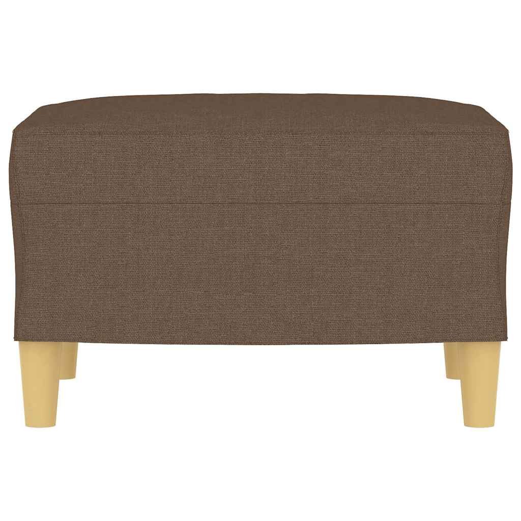 Fußhocker Hellgrau 60x50x41 cm Stoff