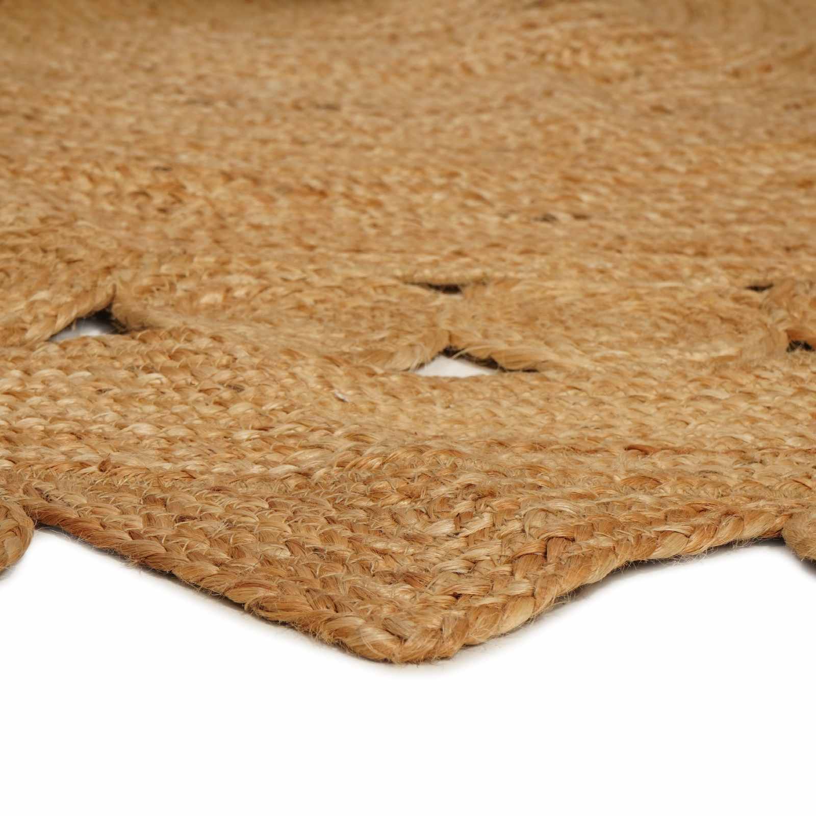 Bereichsteppiche Natur Ø 180 cm Jute