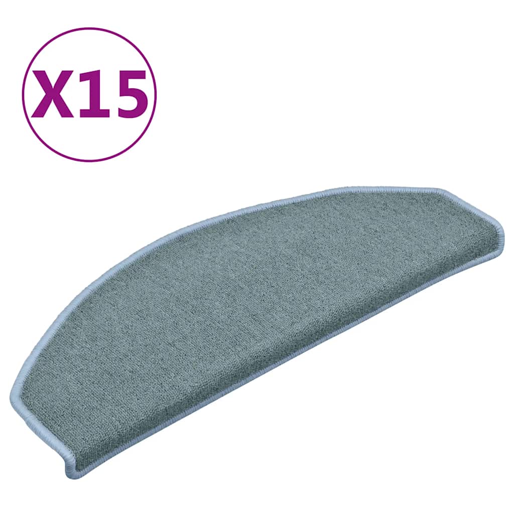 Stufenmatten 15 Stk. 56x17x3 cm Anthrazit Halbrund