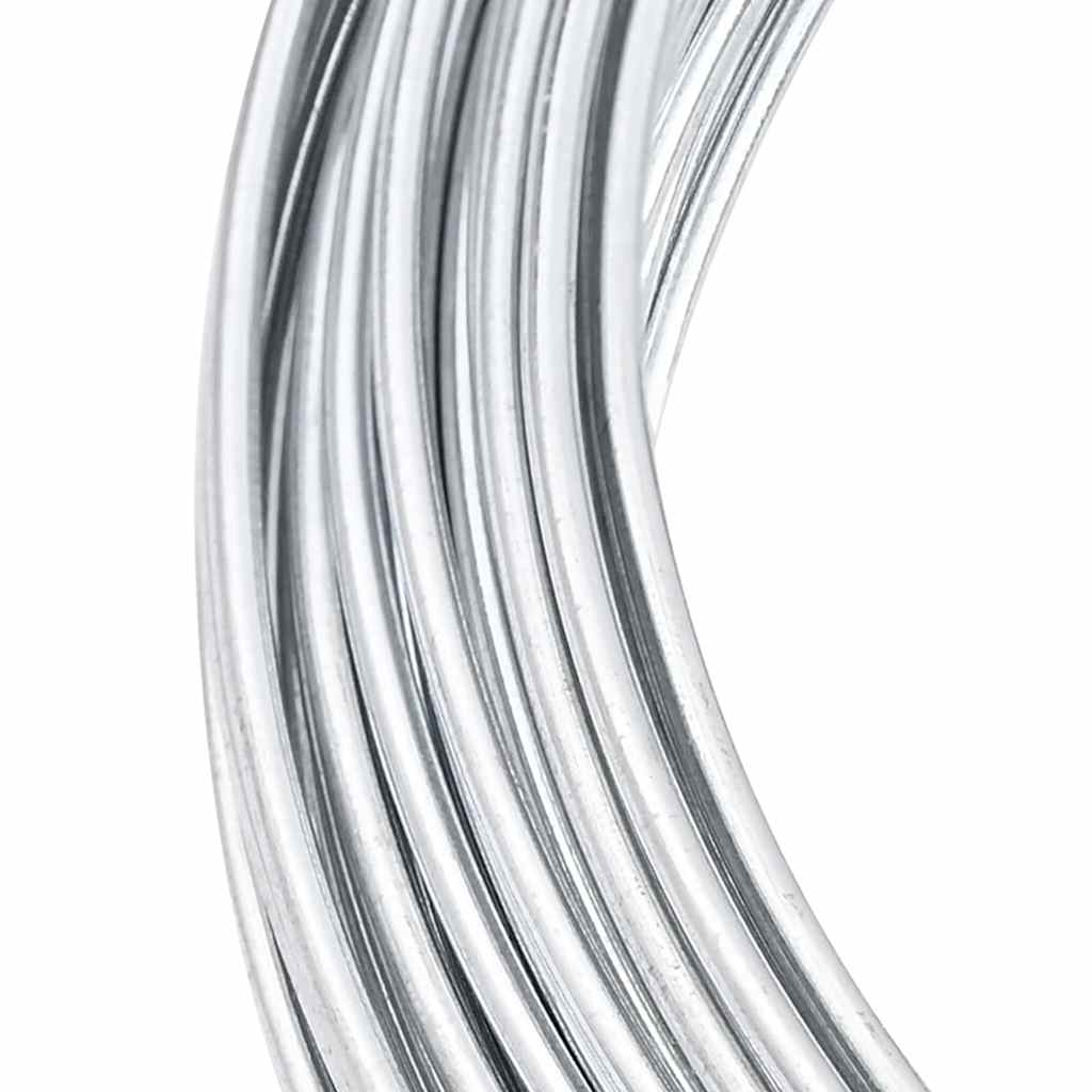 Zaun-Bindedraht 250 m 0,9/1,4 mm Stahl Schwarzgrün