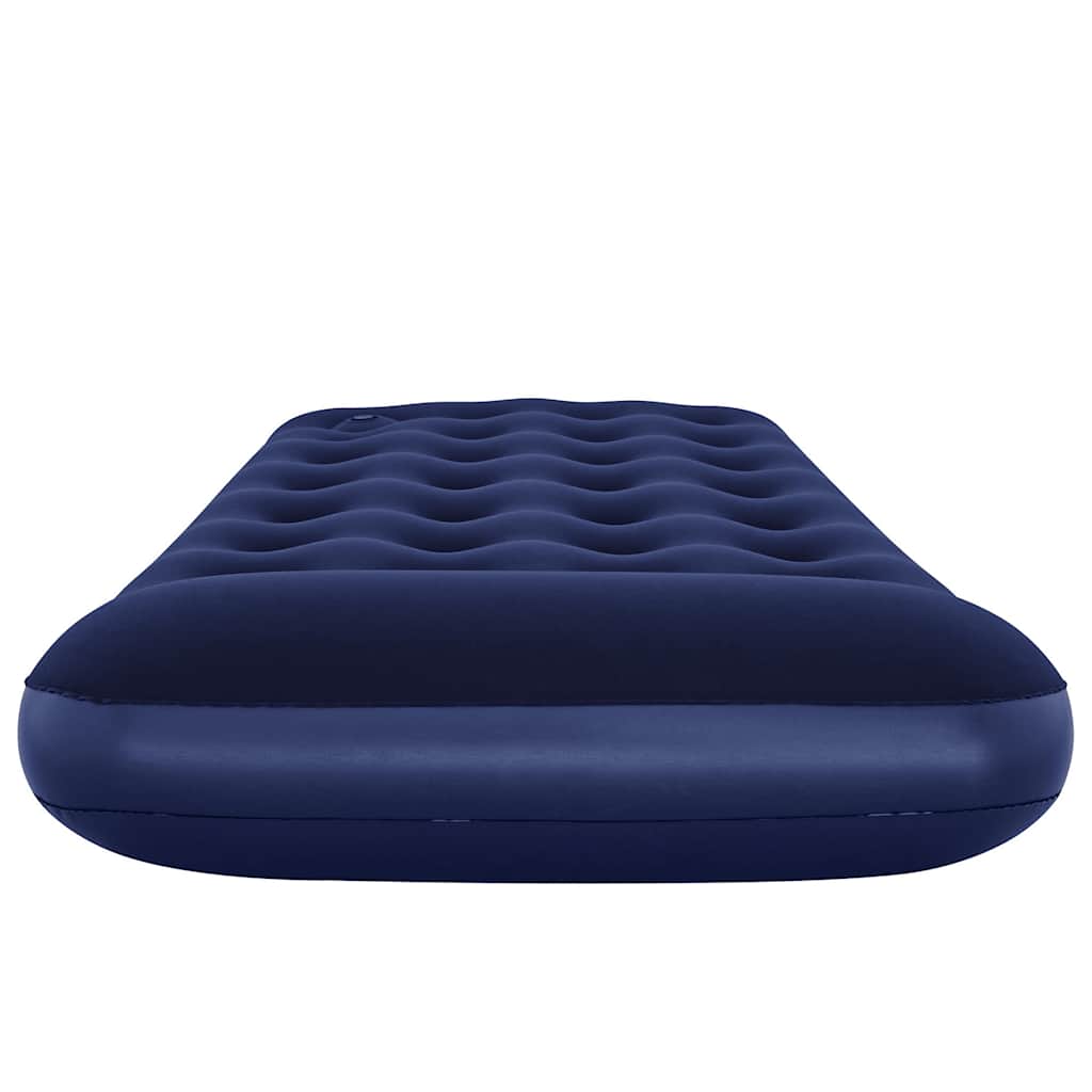 Bestway Luftmatratze Aufblasbar Beflockt mit Fußpumpe 185x76x28 cm