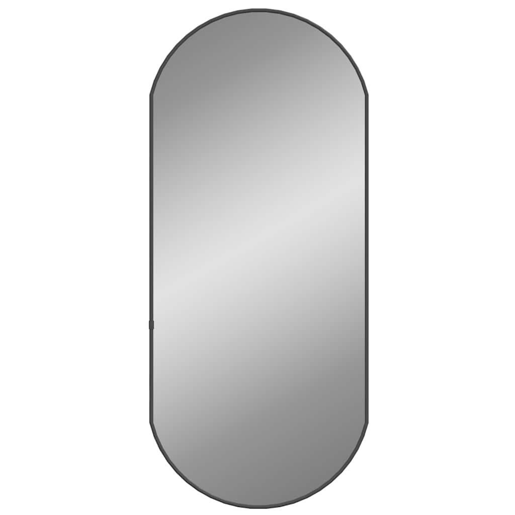 Wandspiegel Silbern 50x20 cm Oval