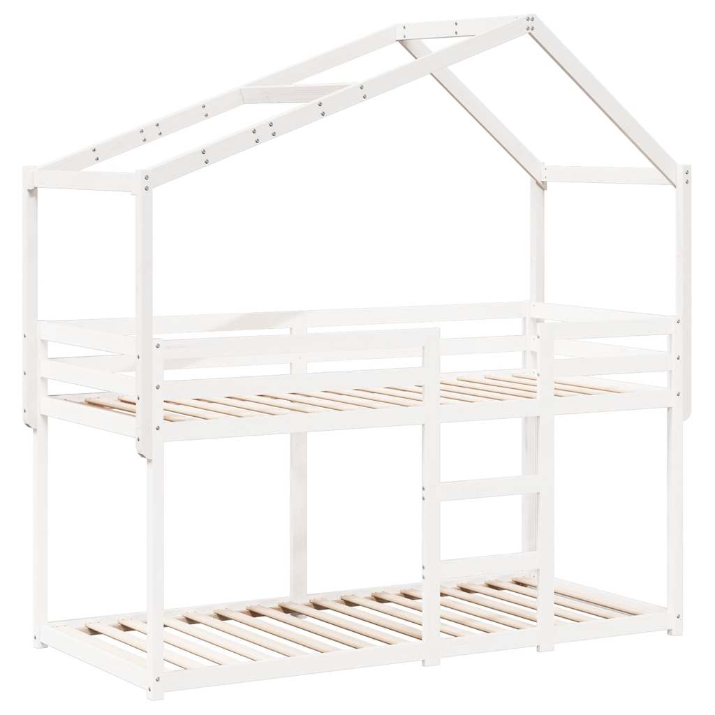 Dach für Kinderbett 213x95,5x144,5 cm Massivholz Kiefer