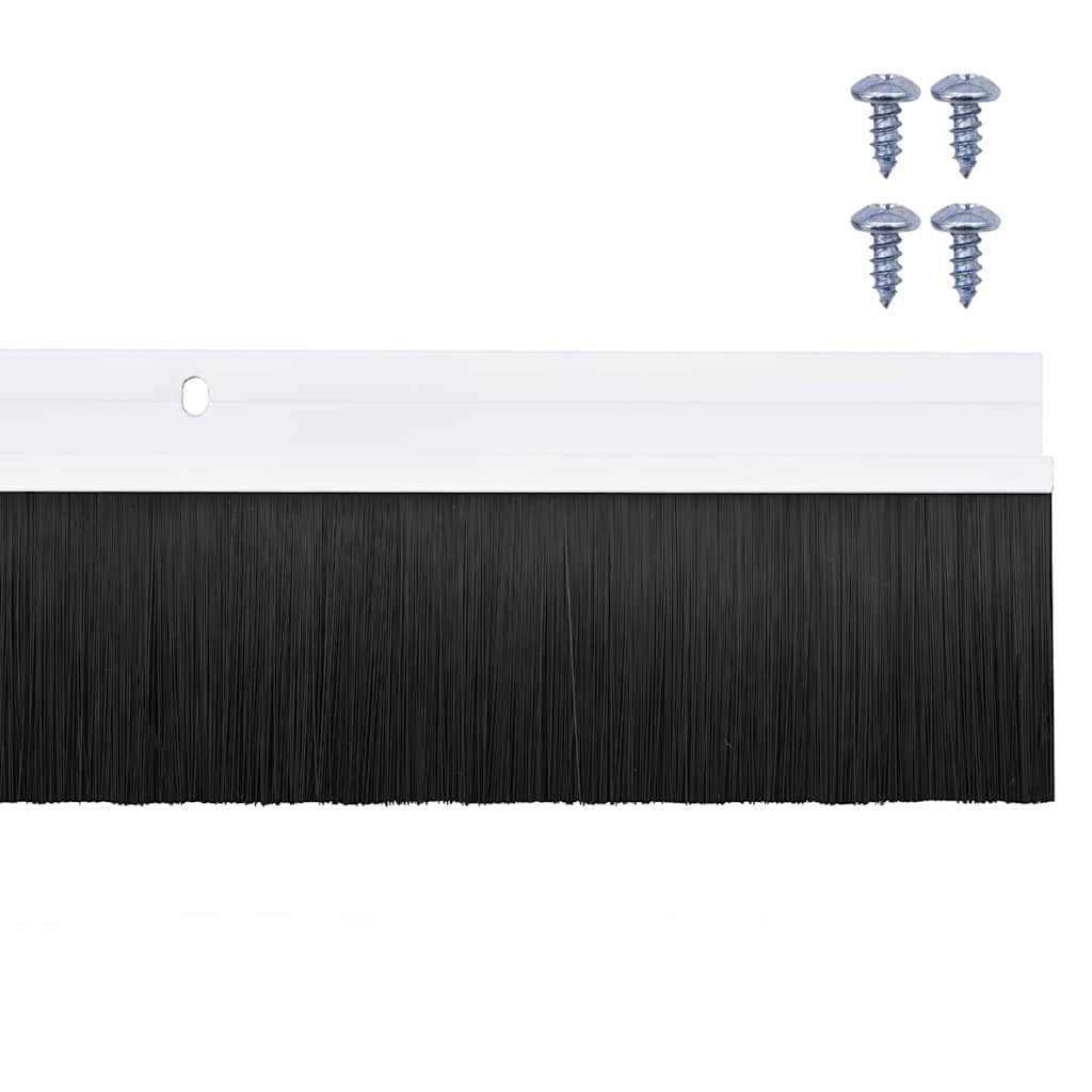 Aufsteck Türbürstendichtungen 2 pcs Braun 100 cm