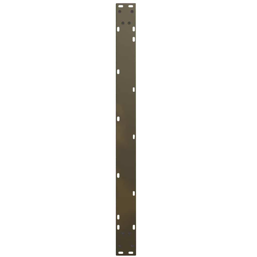 Couchtischbeine V-Form 2 Stück Schwarz 30x(30-31,3) cm Stahl