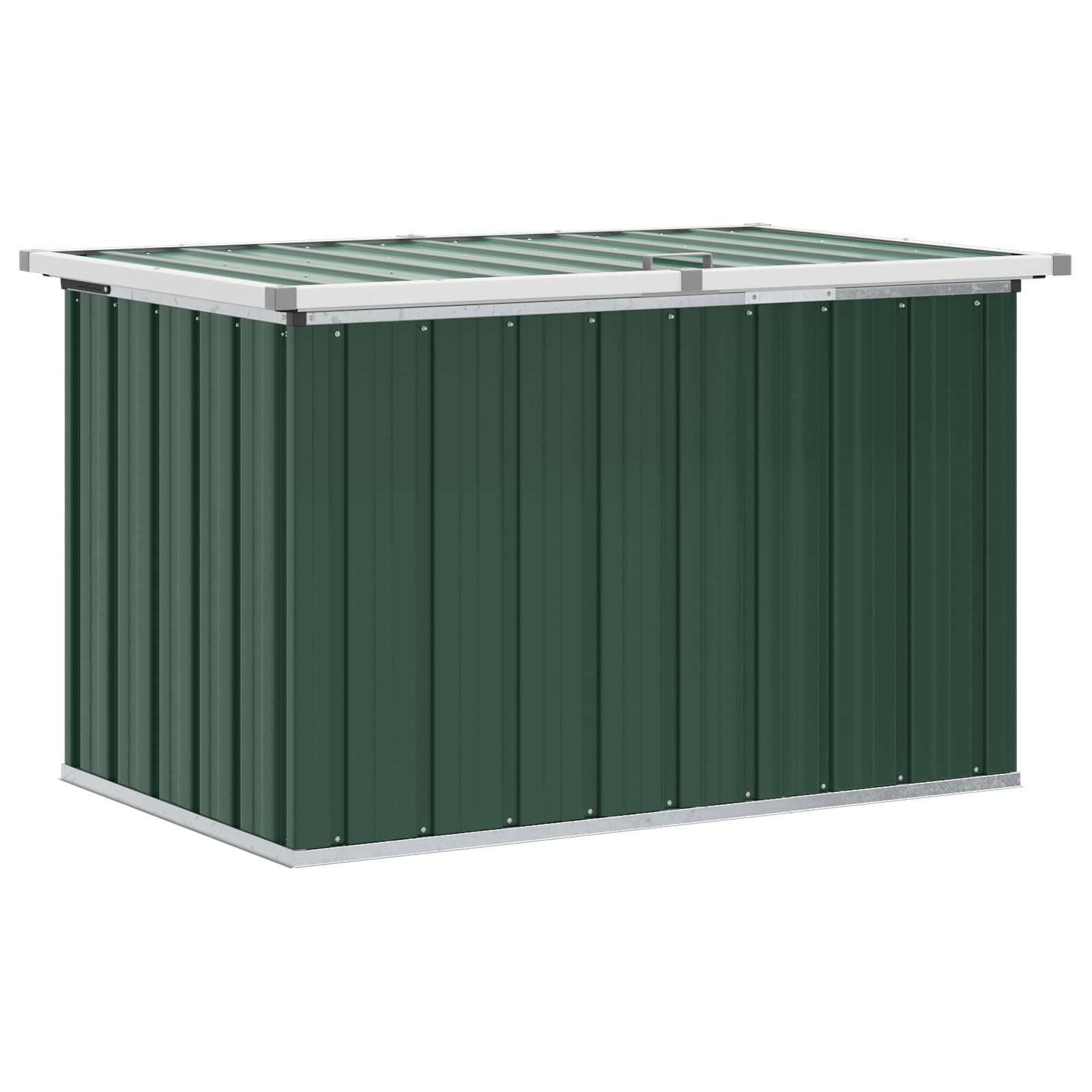 Außenlagerbox Holz 109 x 67 x 65 cm Verzinkter Stahl