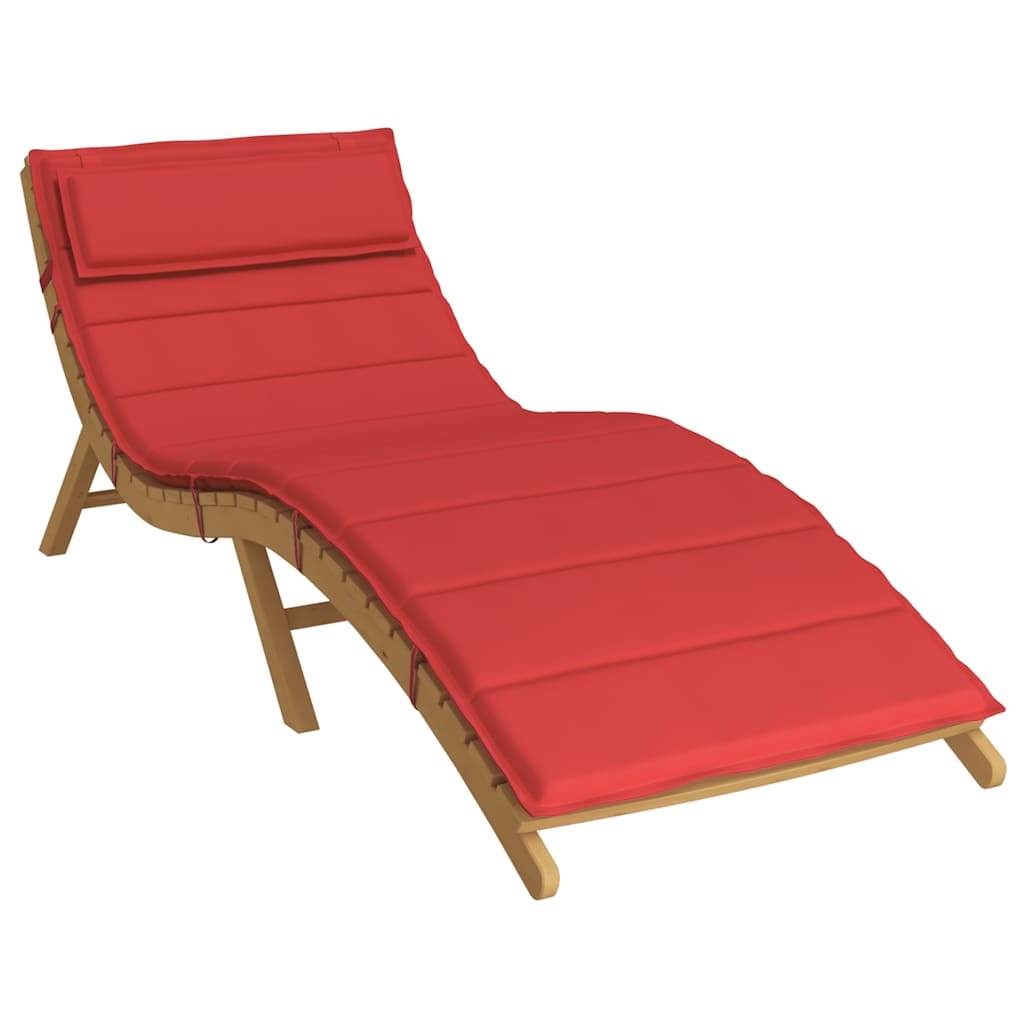 Sonnenliegen-Auflage Grau 180x60x4 cm Oxford-Gewebe
