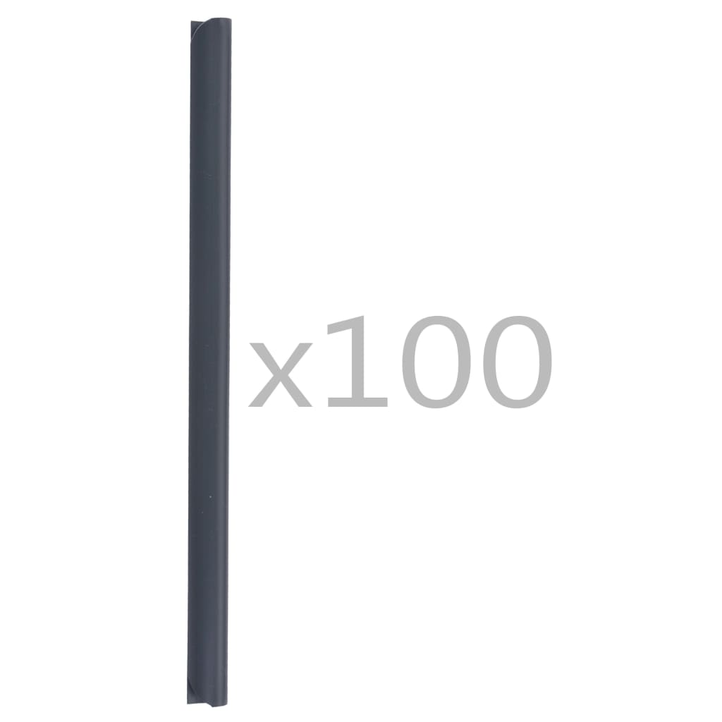 Clips für Sichtschutzstreifen 100 Stk. PVC Transparent