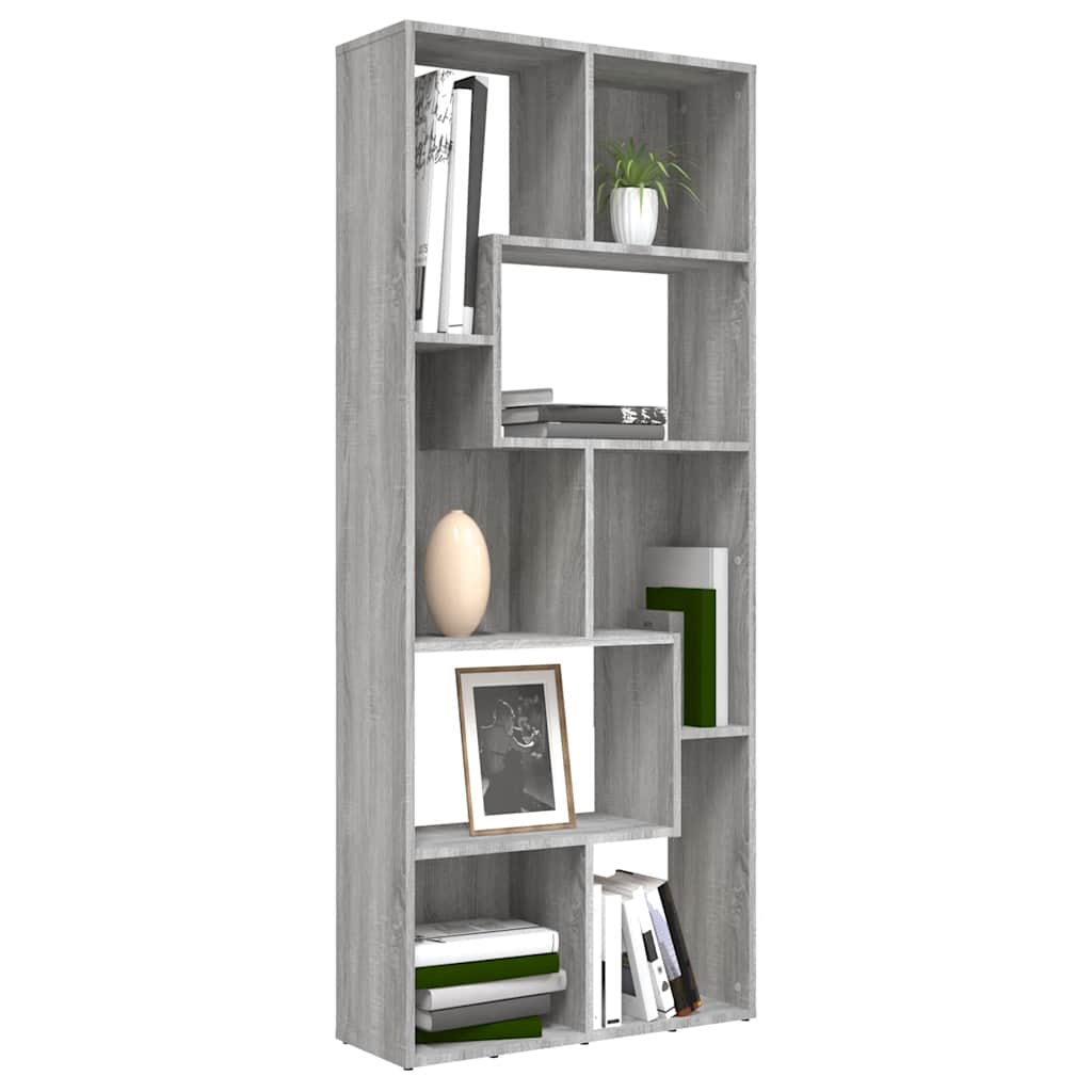 Bücherregal Weiß 67x24x161 cm Holzwerkstoff