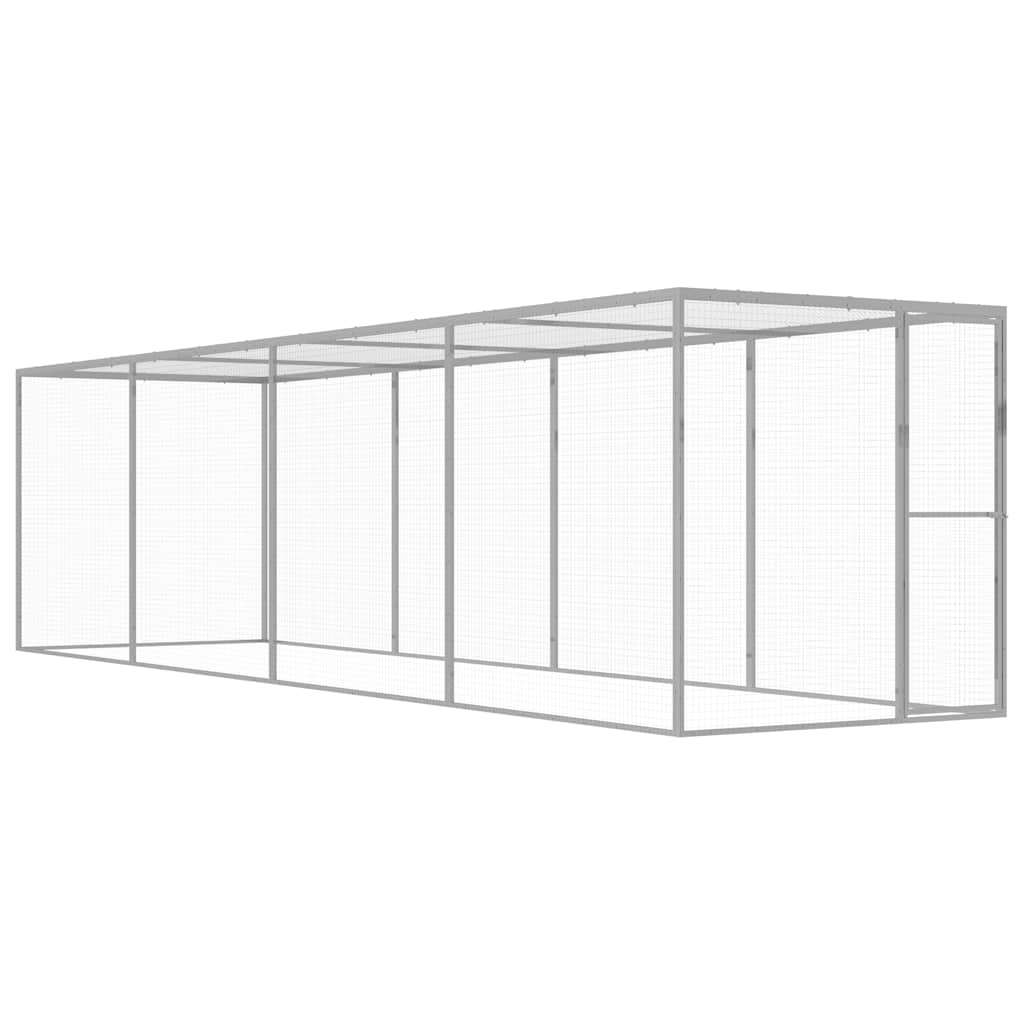 Katzenkäfig 1,5x1,5x1,5 m Verzinkter Stahl