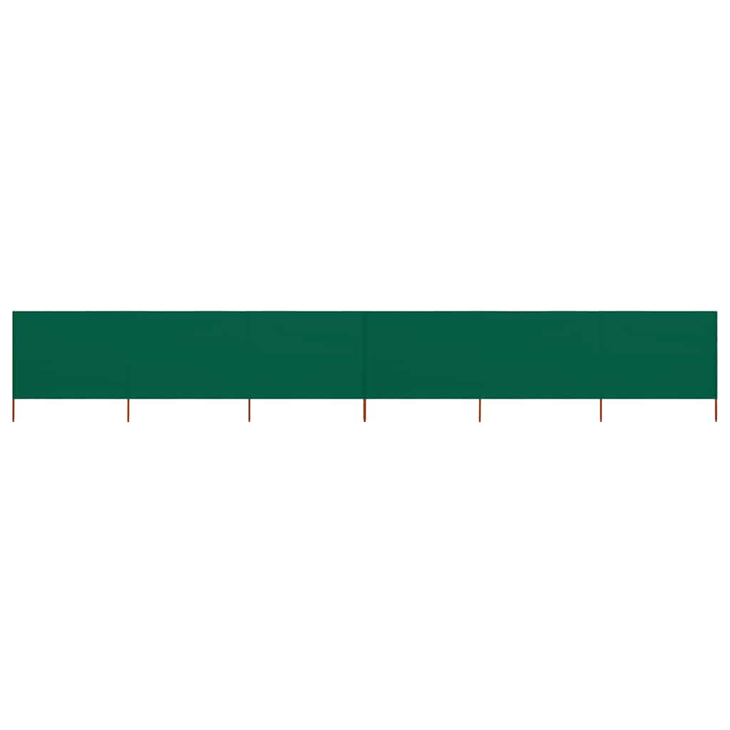 3-teiliges Windschutzgewebe 400 x 120 cm Weiß