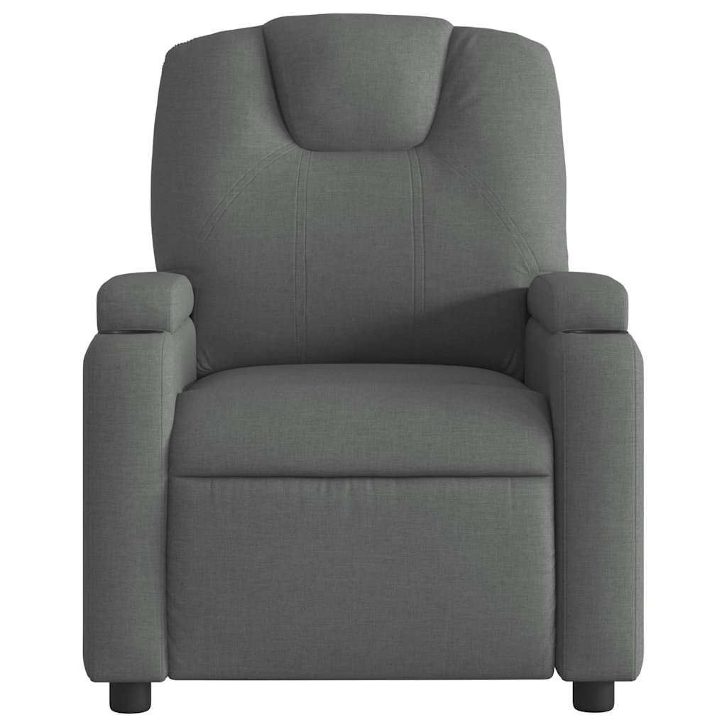 Relaxsessel Elektrisch Hellgrau Stoff