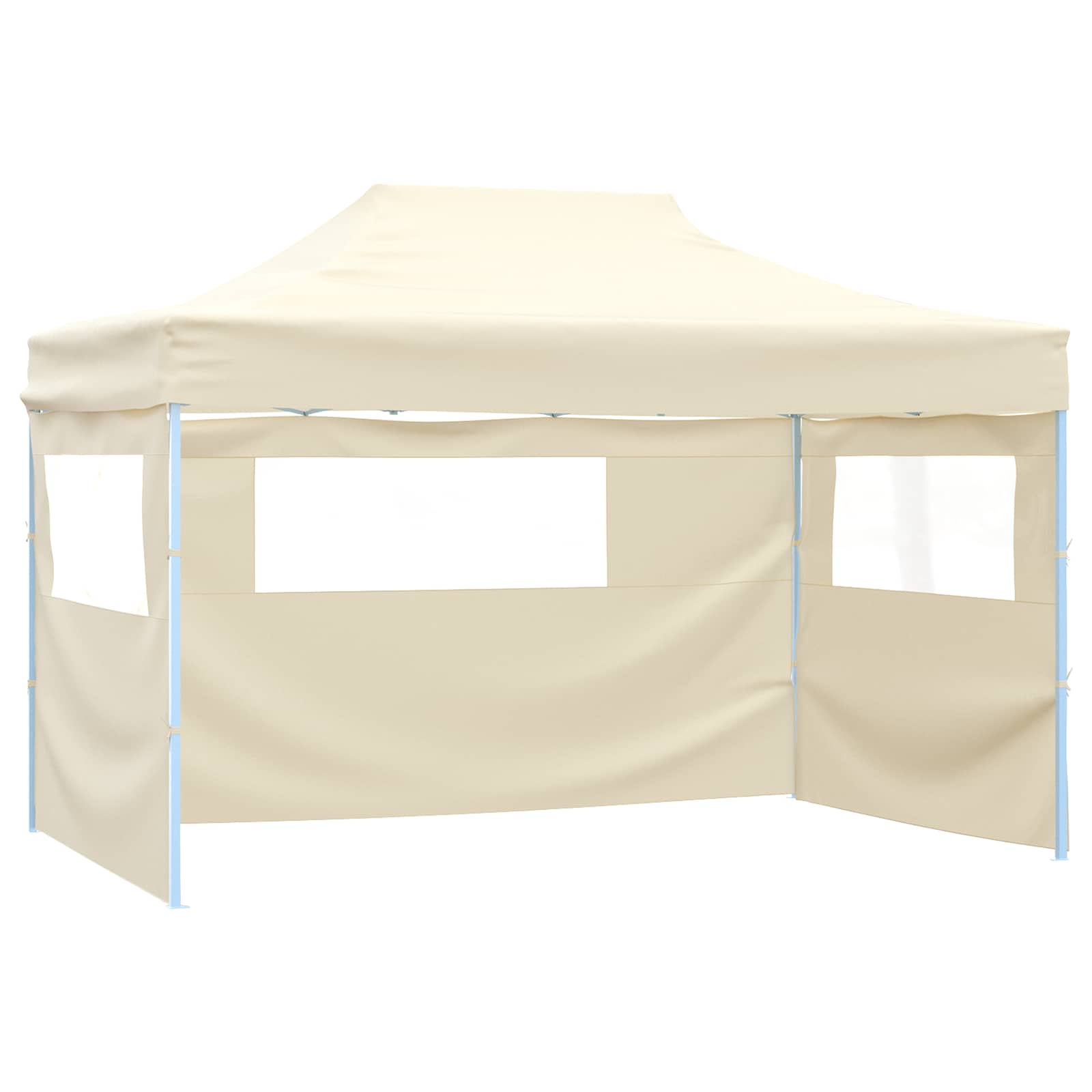 Partyzelt Faltbar Pop-Up Beige 410x279x315 cm